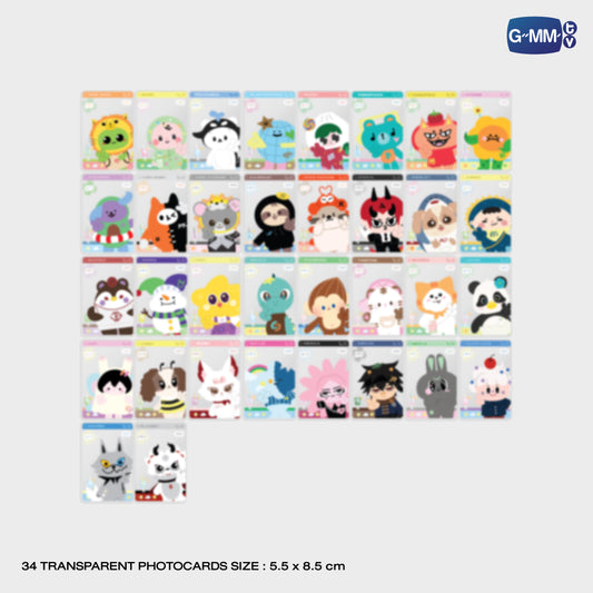 GMMTV FANDOM CHARACTER TRANSPARENT CARD SET