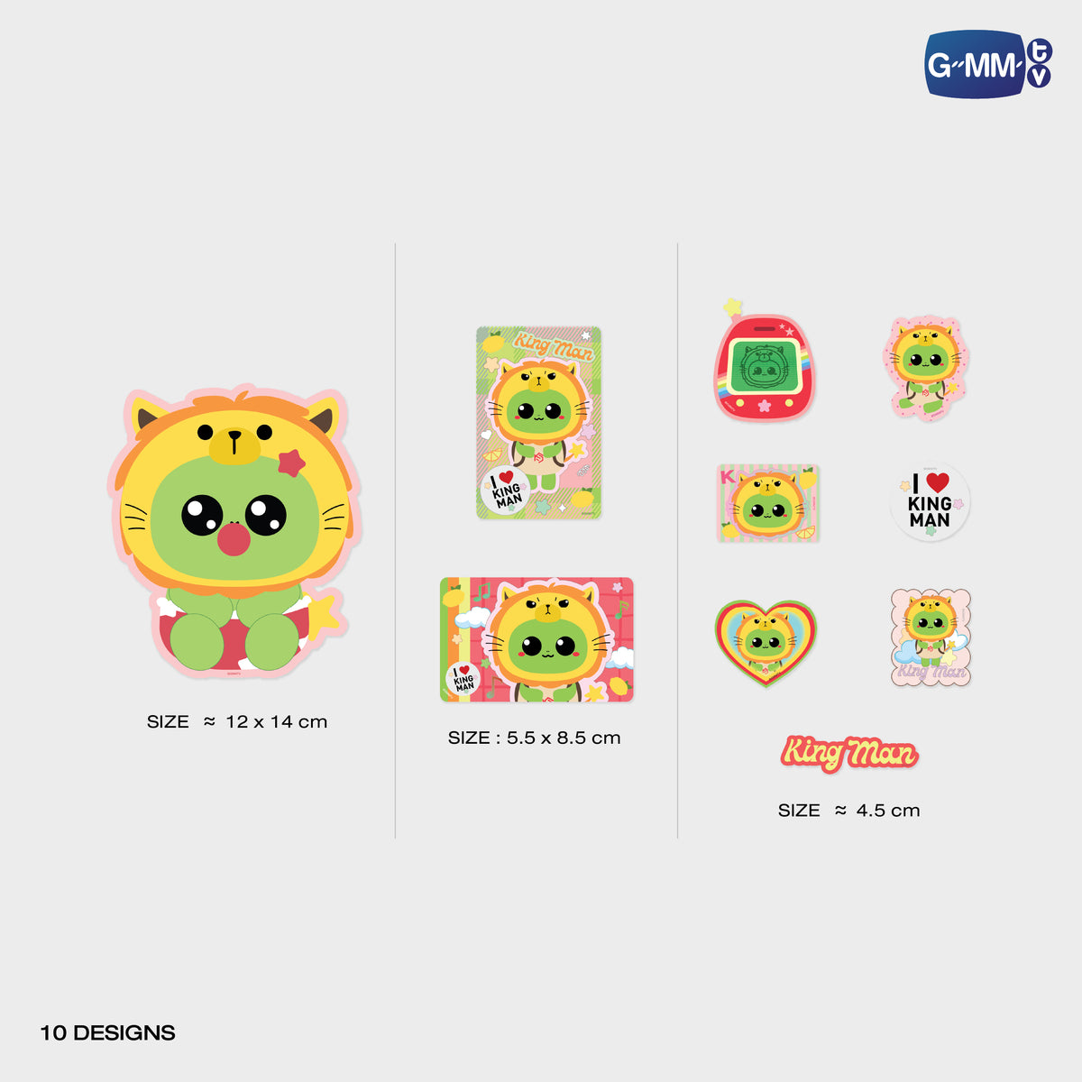 KING MAN STICKER SET | POP UP STORE HK OCT 2026