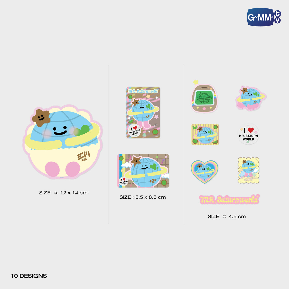 MR. SATURNWORLD STICKER SET | POP UP STORE HK OCT 2026
