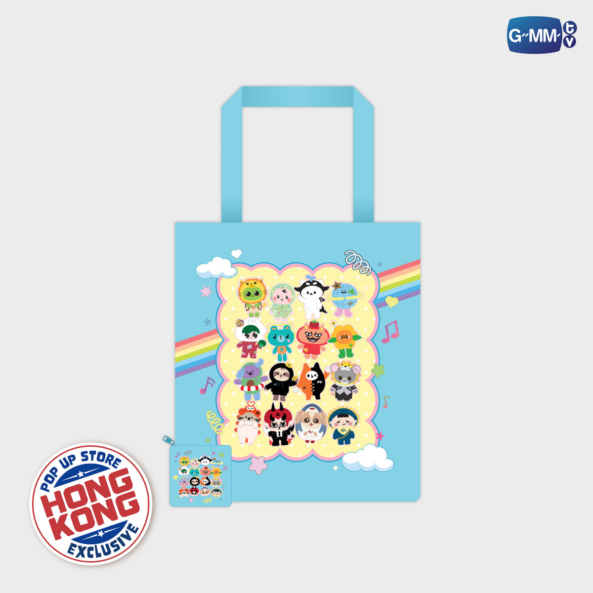 FANDOM CHARACTER SHOPPING BAG BLUE VER | POP UP STORE HK OCT 2026