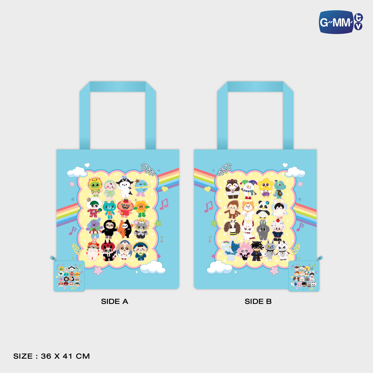 FANDOM CHARACTER SHOPPING BAG BLUE VER | POP UP STORE HK OCT 2026
