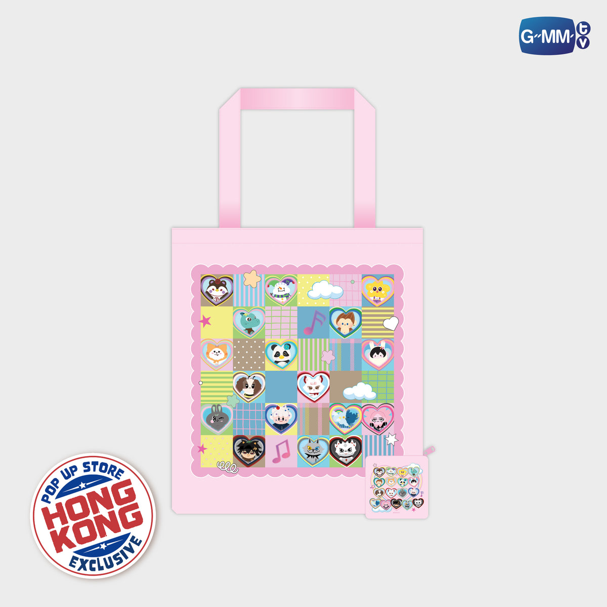 FANDOM CHARACTER SHOPPING BAG PINK VER | POP UP STORE HK OCT 2026