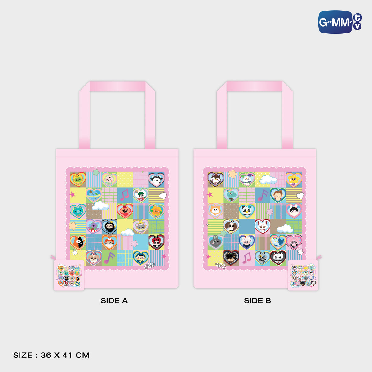 FANDOM CHARACTER SHOPPING BAG PINK VER | POP UP STORE HK OCT 2026