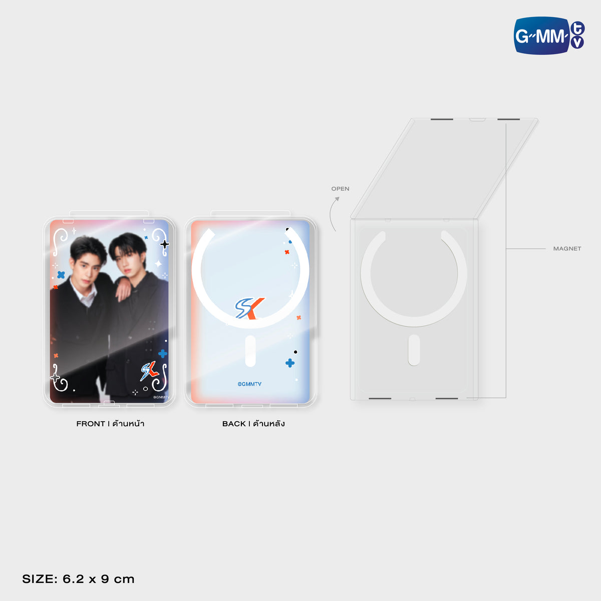 SEAKEEN ACRYLIC MAGNETIC CARD HOLDER | TAIPEI POP UP STORE JUN 2026