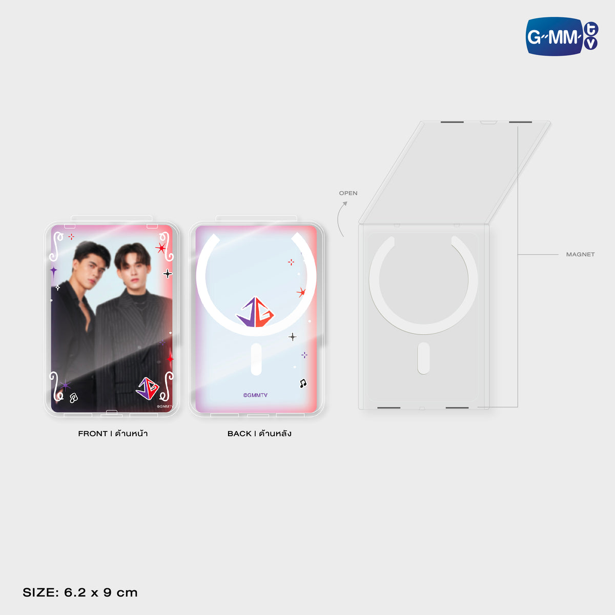 JOSSGAWIN ACRYLIC MAGNETIC CARD HOLDER | TAIPEI POP UP STORE JUN 2026
