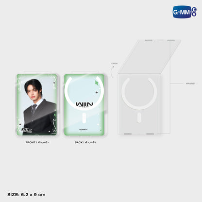 WIN ACRYLIC MAGNETIC CARD HOLDER | TAIPEI POP UP STORE JUN 2026