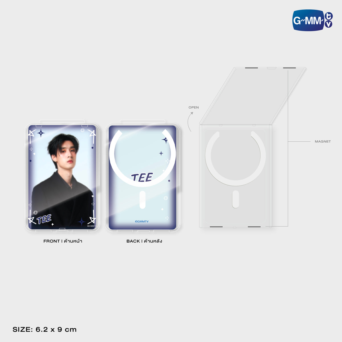 TEE ACRYLIC MAGNETIC CARD HOLDER | TAIPEI POP UP STORE JUN 2026