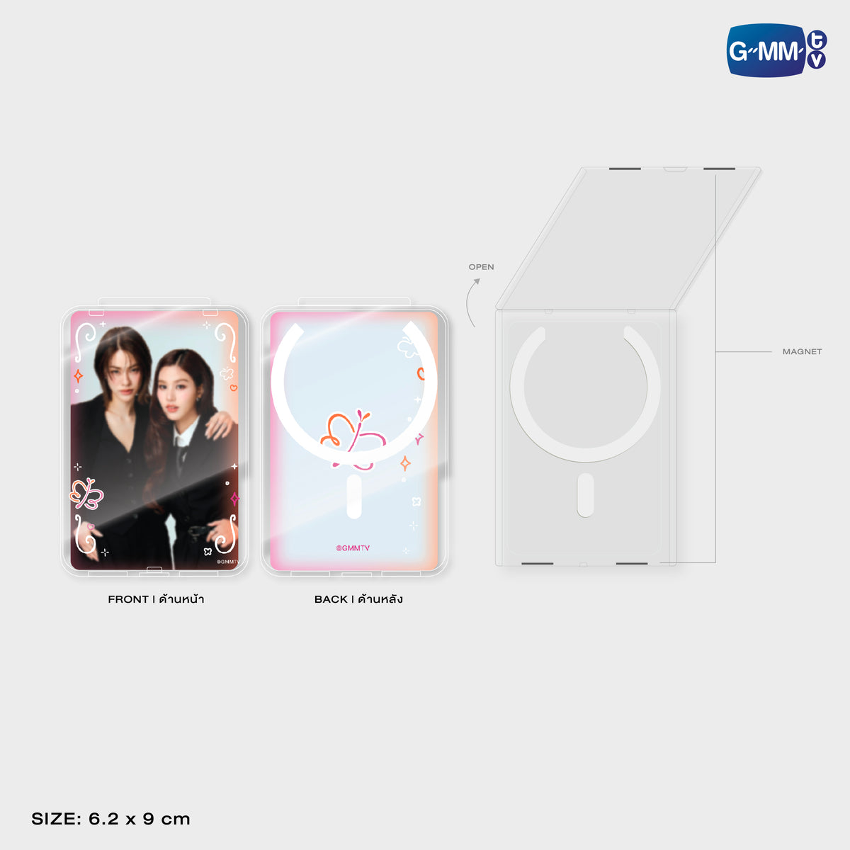 EMIBONNIE ACRYLIC MAGNETIC CARD HOLDER | TAIPEI POP UP STORE JUN 2026