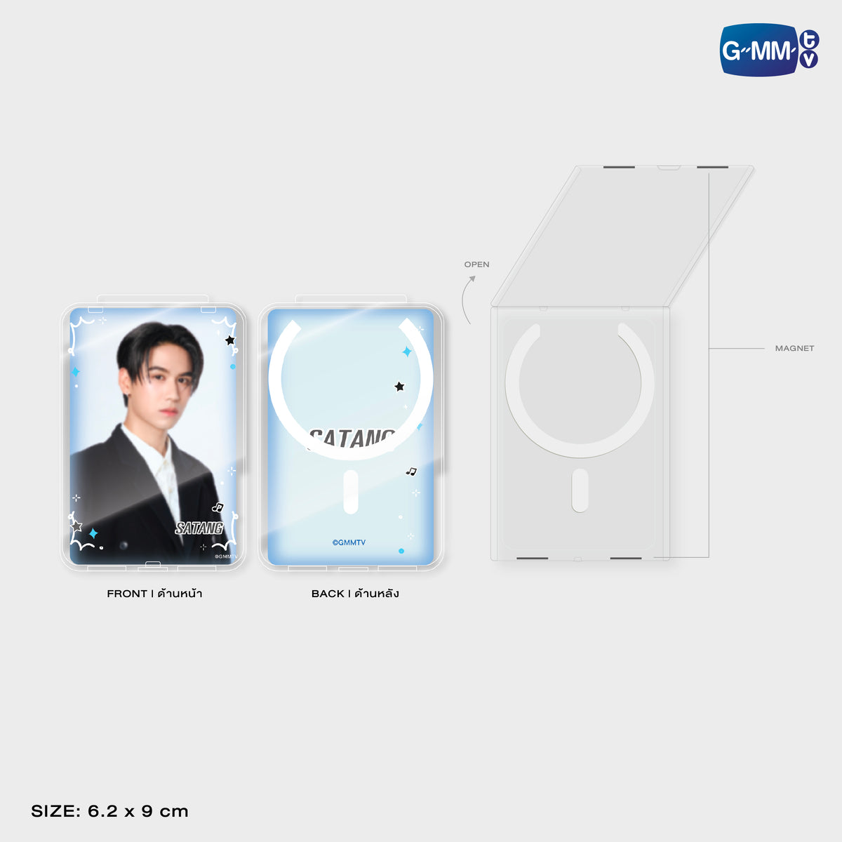 SATANG ACRYLIC MAGNETIC CARD HOLDER | TAIPEI POP UP STORE JUN 2026