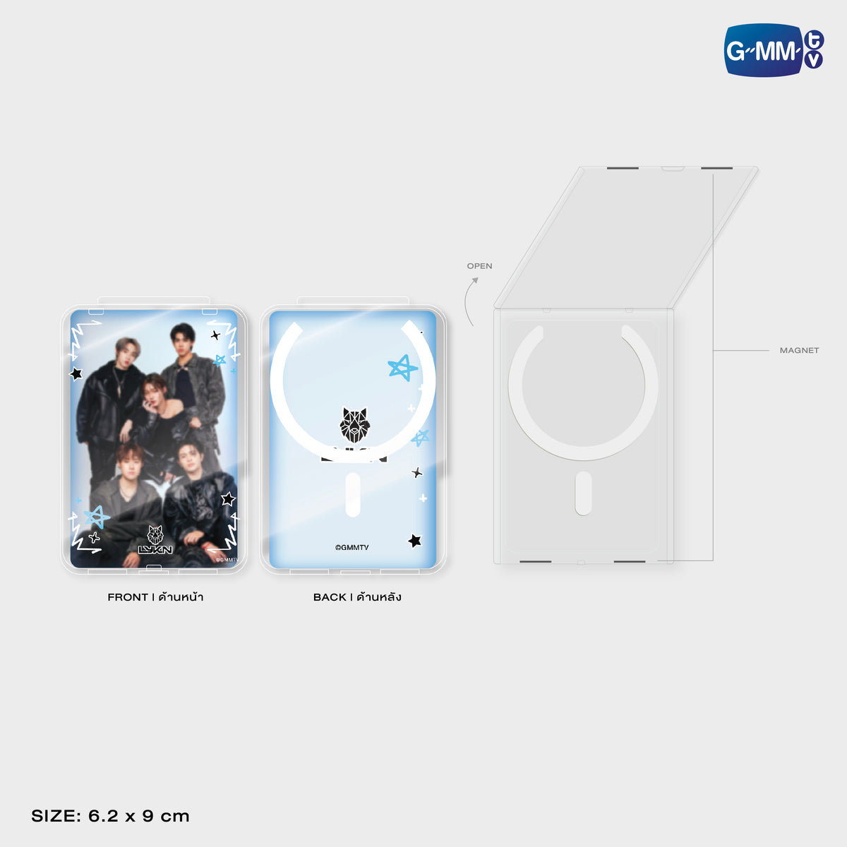 LYKN ACRYLIC MAGNETIC CARD HOLDER | TAIPEI POP UP STORE JUN 2026