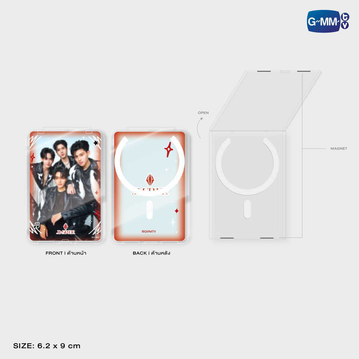 JAS.PER ACRYLIC MAGNETIC CARD HOLDER | TAIPEI POP UP STORE JUN 2026