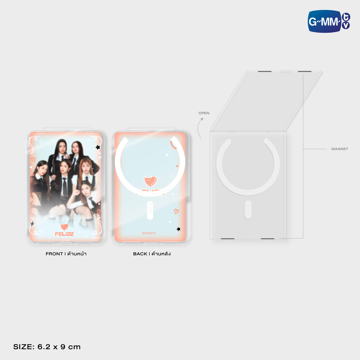 FELIZZ ACRYLIC MAGNETIC CARD HOLDER | TAIPEI POP UP STORE JUN 2026
