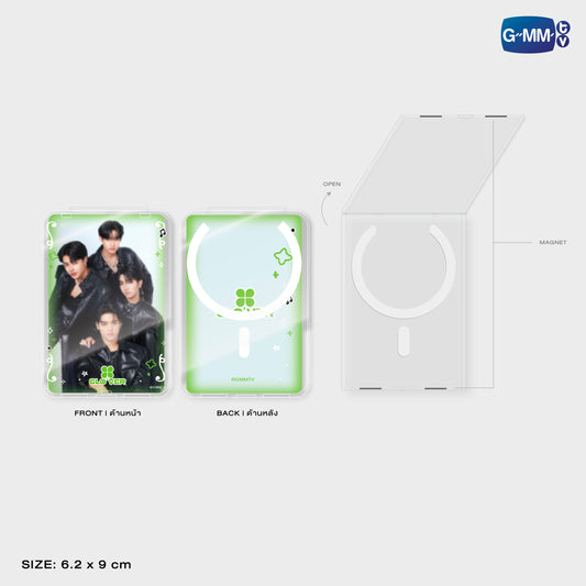 CLO'VER ACRYLIC MAGNETIC CARD HOLDER | TAIPEI POP UP STORE JUN 2026