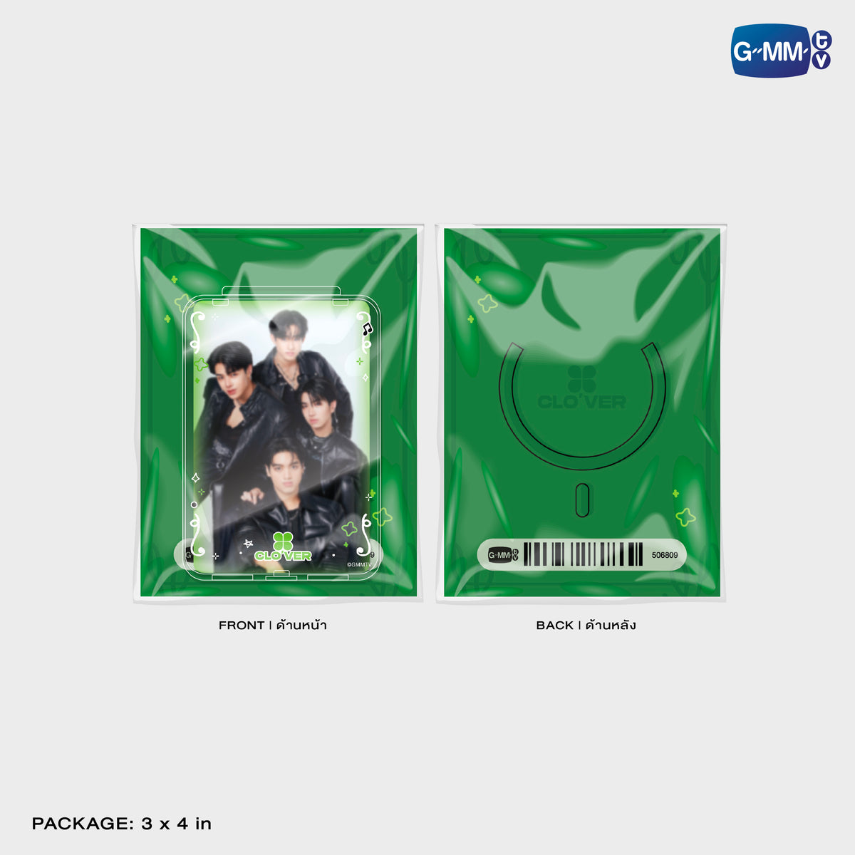 CLO'VER ACRYLIC MAGNETIC CARD HOLDER | TAIPEI POP UP STORE JUN 2026