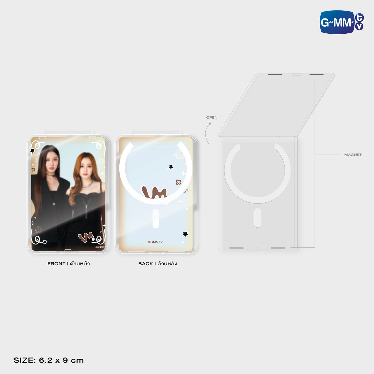 VIEWMIM ACRYLIC MAGNETIC CARD HOLDER | TAIPEI POP UP STORE JUN 2026