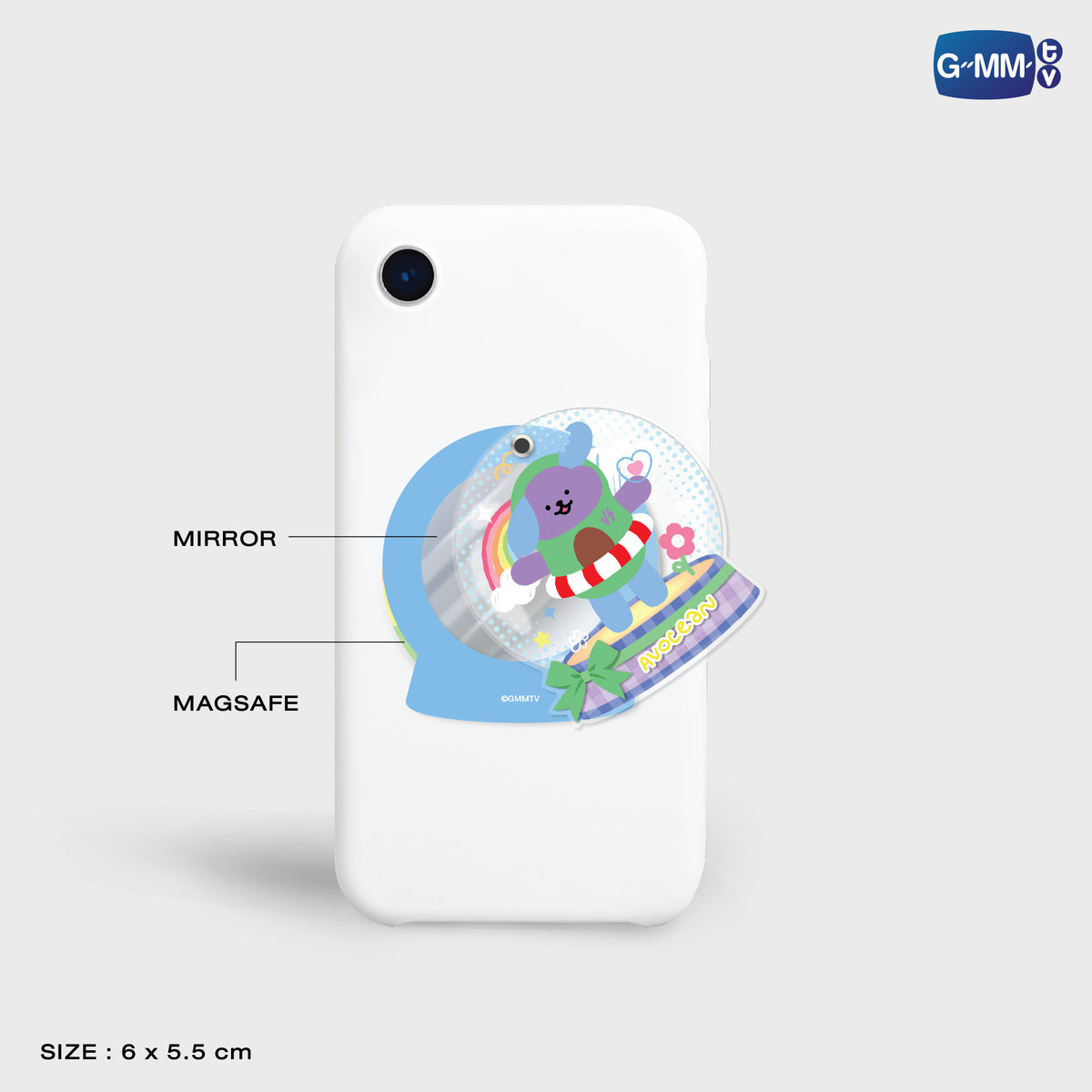 AVOCEAN ACRYLIC MIRROR PHONE GRIP  | POP UP STORE MALAYSIA 2026