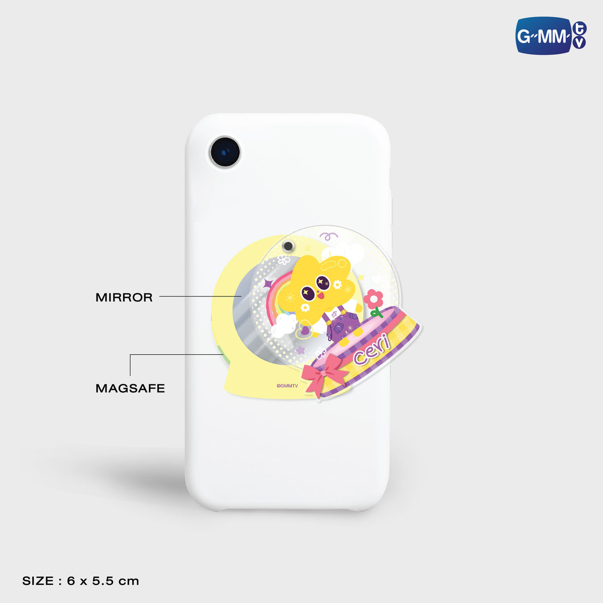 CERI ACRYLIC MIRROR PHONE GRIP | POP UP STORE MALAYSIA 2026