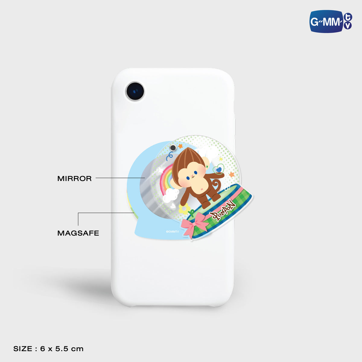 PONPON ACRYLIC MIRROR PHONE GRIP | POP UP STORE MALAYSIA 2026