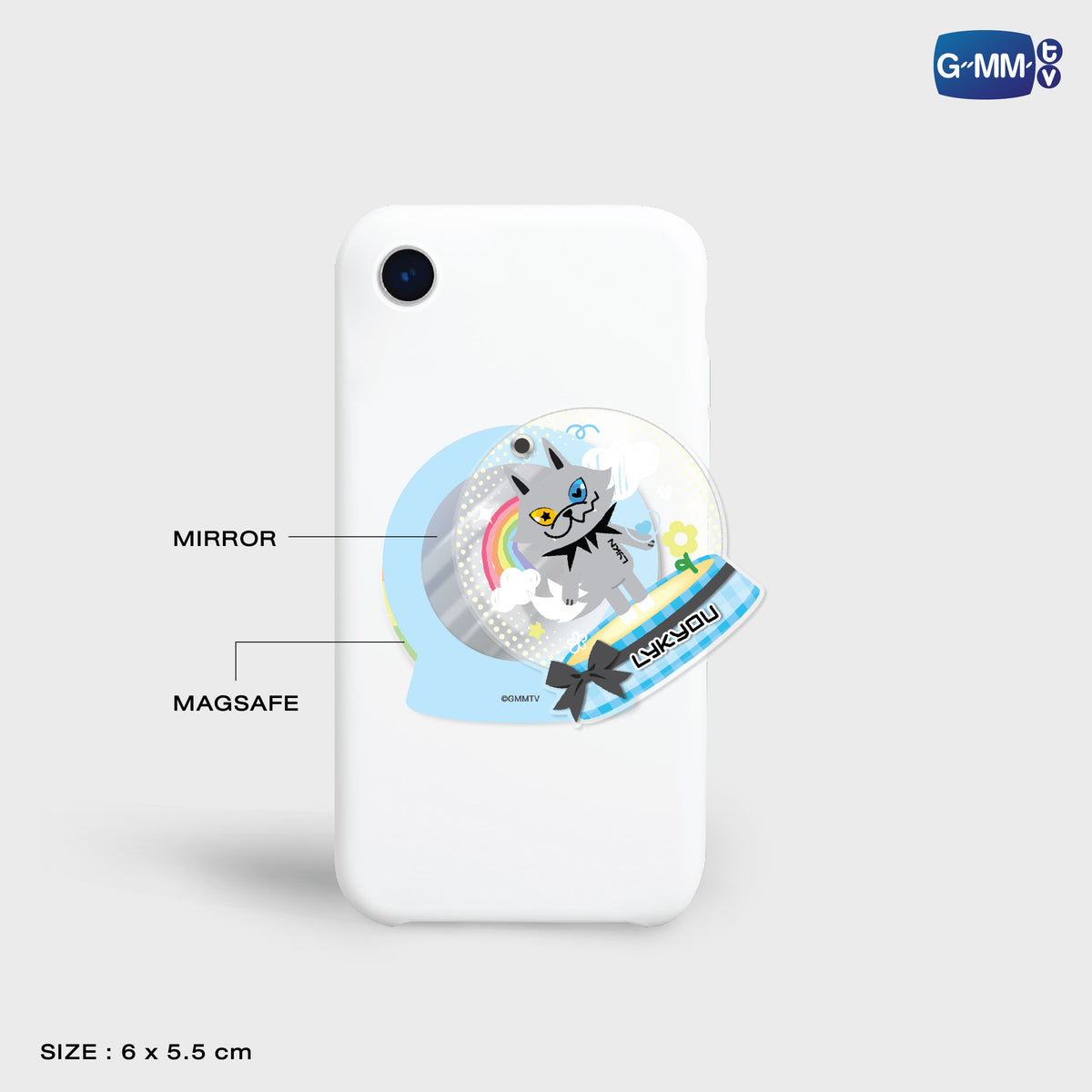 LYKYOU ACRYLIC MIRROR PHONE GRIP | POP UP STORE MALAYSIA 2026