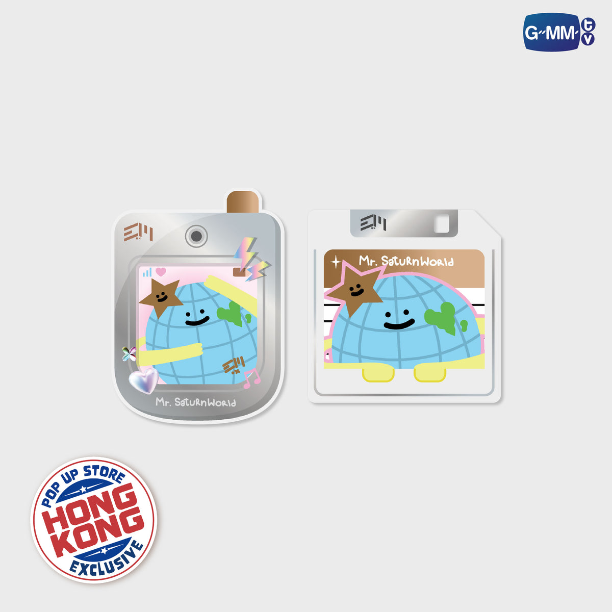 MR. SATURNWORLD ACRYLIC CLIP | POP UP STORE HK OCT 2026