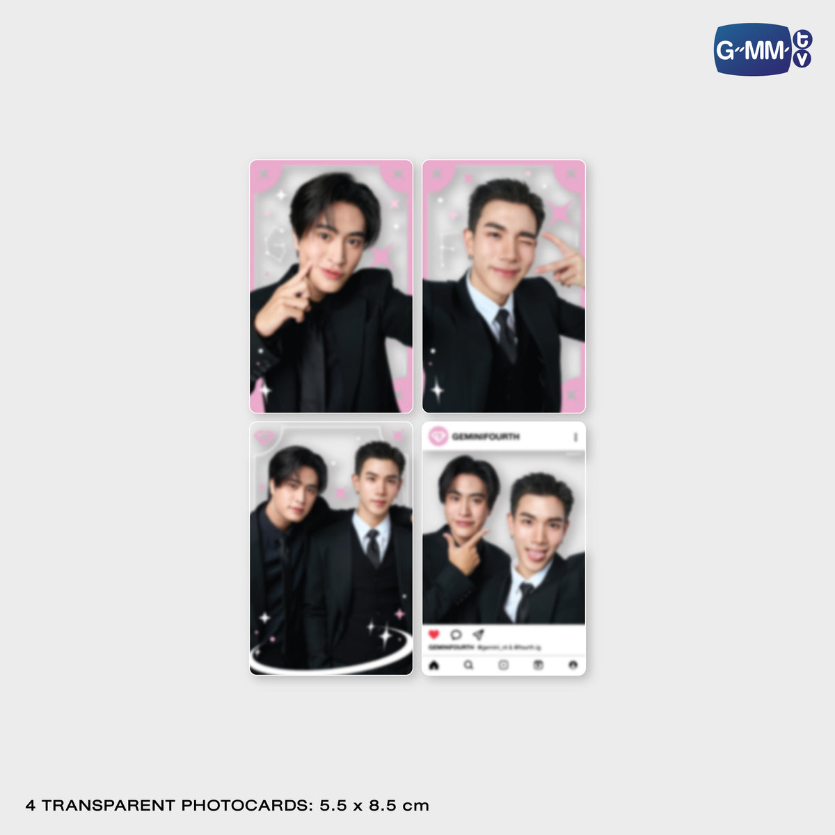 GEMINIFOURTH TRANSPARENT PHOTOSET | TAIPEI POP UP STORE JUN 2026