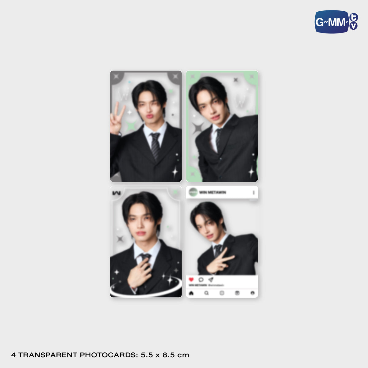 WIN TRANSPARENT PHOTOSET | TAIPEI POP UP STORE JUN 2026
