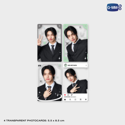 WIN TRANSPARENT PHOTOSET | TAIPEI POP UP STORE JUN 2026